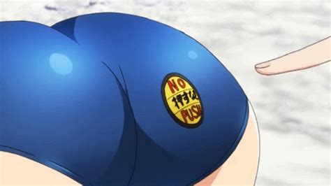 wakaba pokes akane s tushie anime manga know your meme