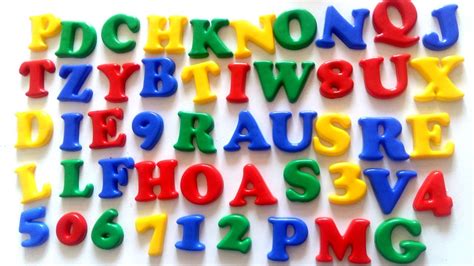 Learn Alphabet Alphabets A To Z Numbers Magnetic