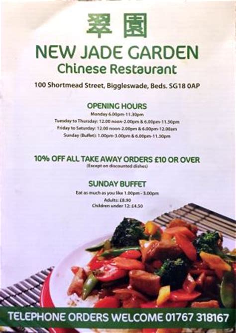 Check spelling or type a new query. Jade Garden, Biggleswade - Restaurant Reviews, Phone ...