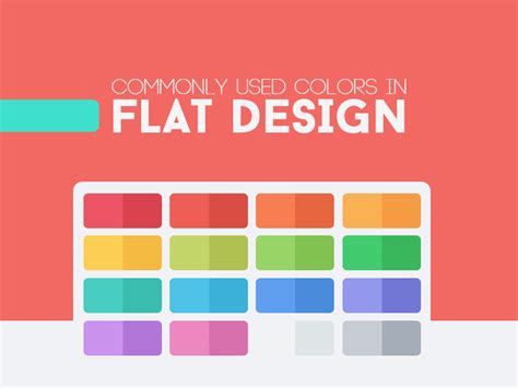 Colors For Flat Design Free Psd Ui Download