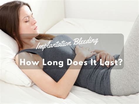 Postpartum hair loss, or hair loss after delivery, is a distressing condition that new moms usually deal with after pregnancy. HOW LONG DOES IMPLANTATION BLEEDING LAST | Dinedsrg.com