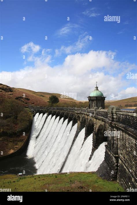 Craig Goch Dam In The Elan Valley Rhayader Powys Wales Uk Stock