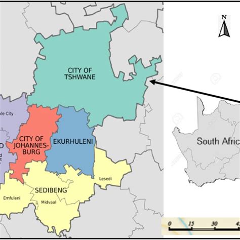The Biodiversity Sector Plan Map For Gauteng Province The Critical
