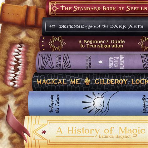 Harry Potter Hogwarts Textbooks Book Stack Art Print — Alyssa Santo Design