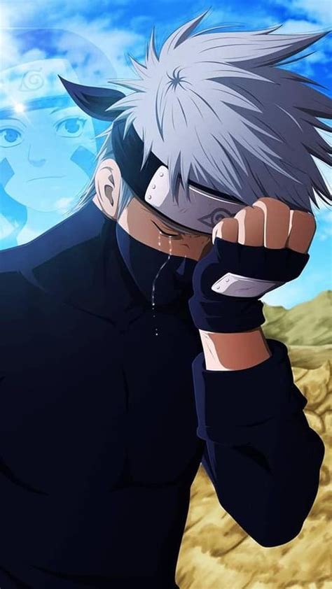 Kakashi Crying Over Rin Kakashi Sharingan Naruto Shippuden Sasuke