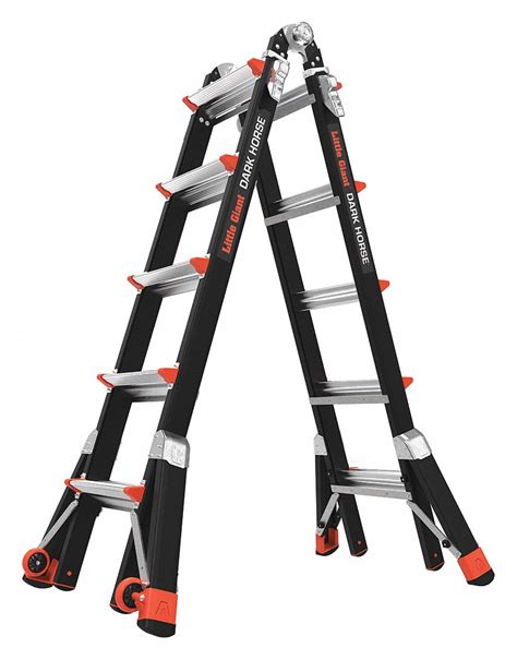 Little Giant 22 Ft Extended Ladder Ht 5 To 9 Ft Multipurpose Ladder
