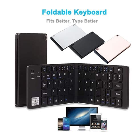 Ultra Foldable Wireless Keyboard ⋆ Cozexs