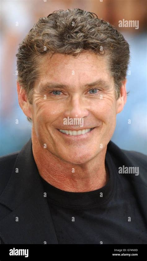 David Hasselhoff On Stage High Resolution Stock Photography And Images