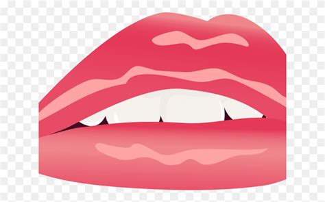 Kiss Clipart Lip Lips Teeth Mouth Tongue Hd Png Download Stunning