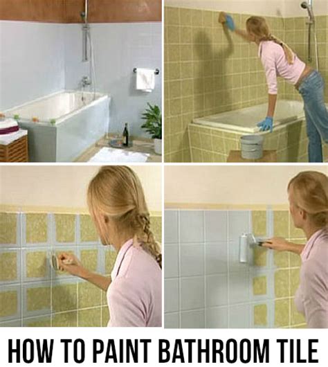 Paint is an economical material. How To Paint Bathroom Tiles | The Crafty Frugalista