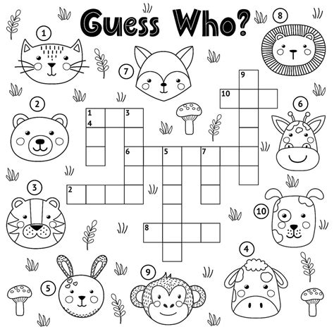 Crossword Puzzles For Kids Fun And Free Printable Crossword Puzzle