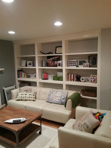 Handmade Built In Bookshelves With Adjustable Shelves By