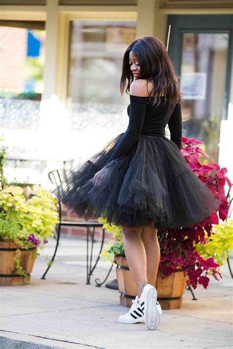 Tulle Skirt And Sneakers Jadore Fashion Com Tulle Skirts Outfit Tulle Skirt Dress Skirt