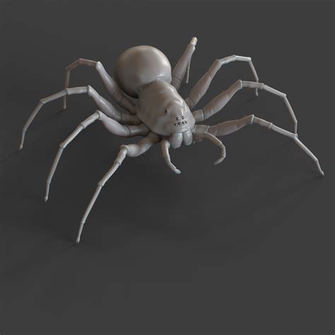 Spider 3d Model Flippednormals