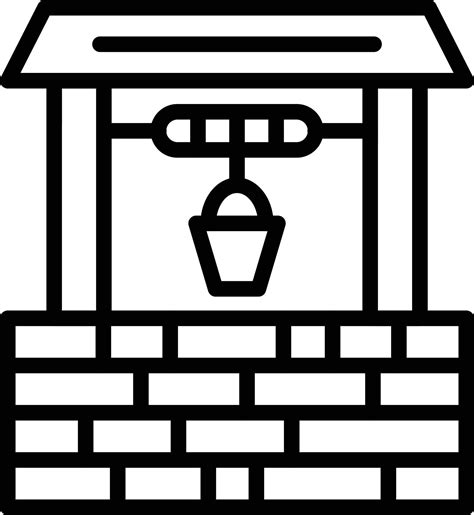 Vector Design Water Well Icon Style 22270993 Vector Art At Vecteezy