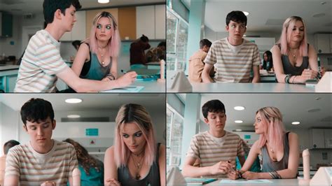 otis and maeve in classroom together how to put condom into penis sex education s01e01 youtube
