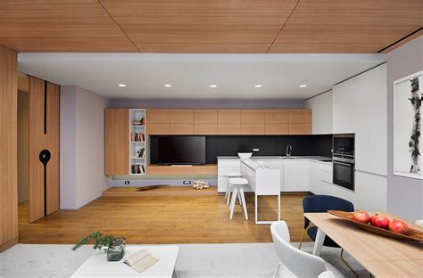 Minimalist Apartment Design With Simple Wooden Interior Roohome