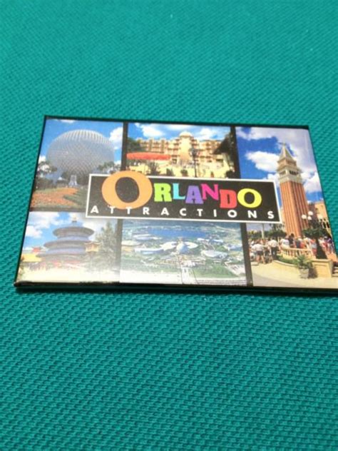 1019 Fl Orlando Attractions Magnet