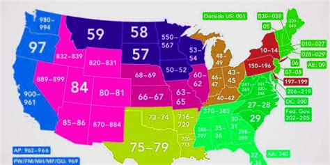 Usa Zip Code Map United States Map