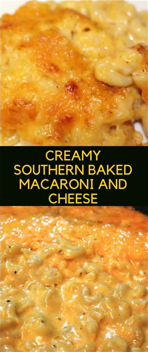 What are you waiting for? Creamy Southern Baked Macaroni and Cheese in 2020 | Mac and cheese homemade, Southern baked ...