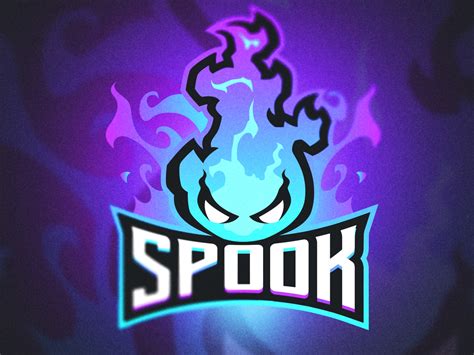 Spook Blue Flame Mascot Logo By Marvin Baldemor On Dribbble