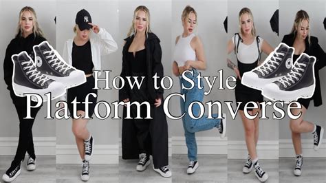 7 Killer Outfits To Rock With The Iconic White High Top Platform Converse Get Inspired Now