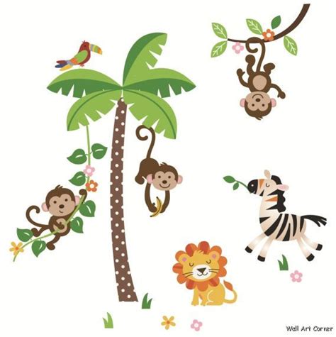 Cartoon Jungle Trees Clipart Tree Palm Jungle Trees Cartoon Vector