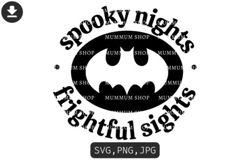 Spooky Nights And Frightful Sights Svg Graphic By Nto