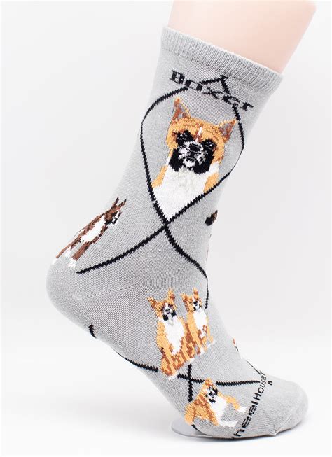 Boxer Dog Breed Novelty Socks Doggy Style Ts
