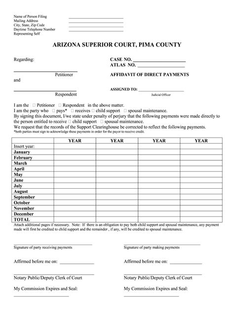 Affidavit Of Payment Fill Out And Sign Online Dochub