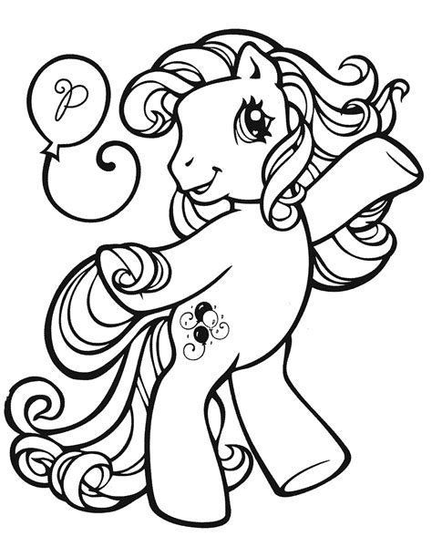 29 gambar mewarnai my little pony anak 2020 marimewarnai com. Sketsa Kuda Poni Kartun - Satu Bangsaku