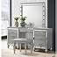 New Classic Valentino Vanity And Lighted Mirror Set  Furniture