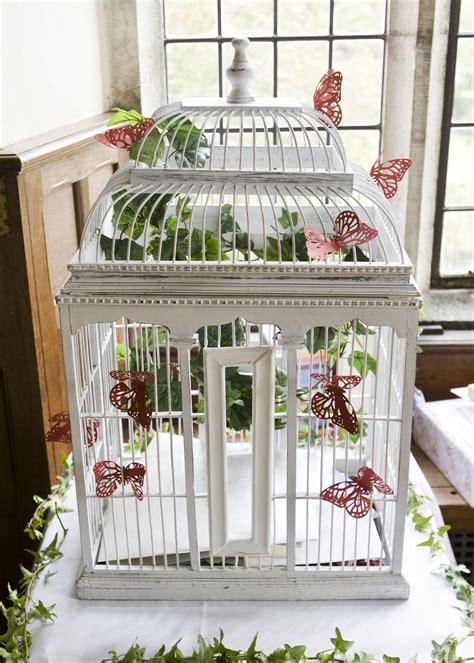 A Beautiful Birds Cage In Which To Leave Messages For The Bride And