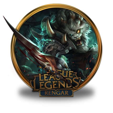 Rengar Icon League Of Legends Gold Border Iconset Fazie69