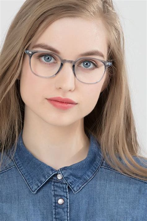 Hubris Charming Clear Blue Eyeglasses Eyebuydirect Eyeglasses