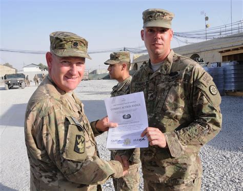 Boston Soldiers Receive Combat Action Badges Article The United