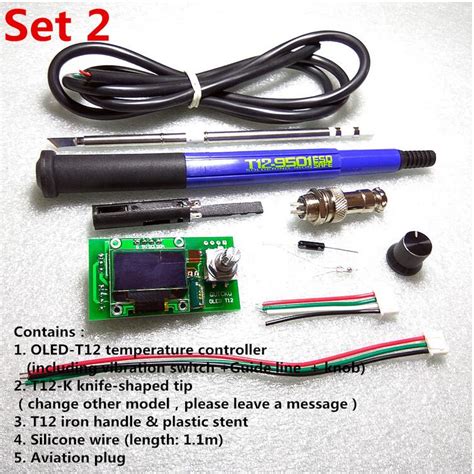 Well then fix it with another one!. DIY OLED Digital Soldering Iron soldering Station Temperature Controller Board + T12 handle tips ...