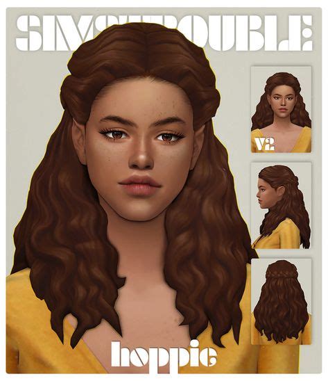 Simstrouble In 2020 Sims Hair Sims 4 Sims 4 Game