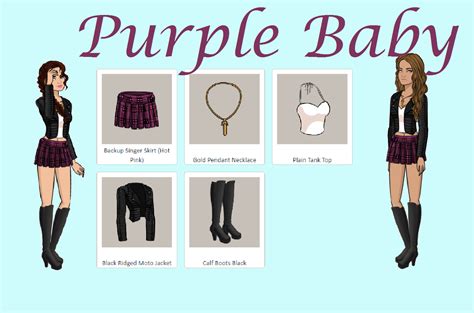 Episode Interactive Outfit Character Outfits Purple Baby Plain Tank