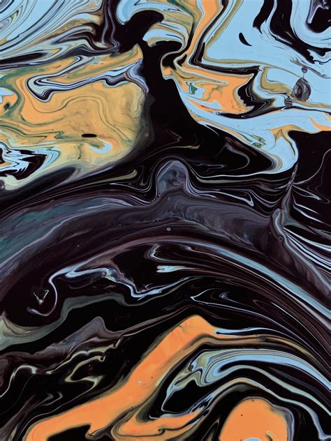 Black Abstract Painting · Free Stock Photo