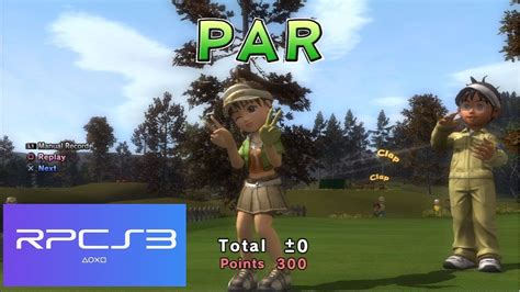 Rpcs3 Hot Shots Golf Out Of Bounds Ps3 Emulator 4k Uhd Gameplay Test