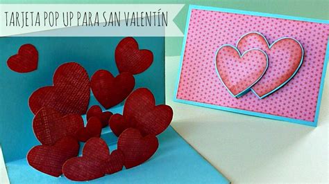 Tarjeta Pop Up Para San Valentín Manualidades Para San