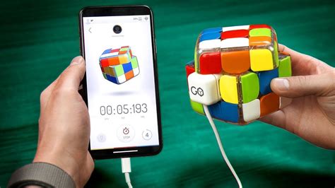 The First Smart Rubiks Cube In History Go Cube Youtube