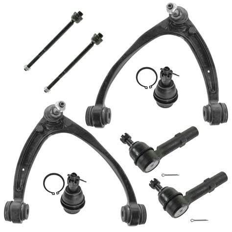 Upper Control Arm Lower Ball Joint Inner Outer Tie Rod End Lh Rh Set Of