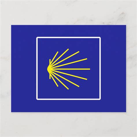 Camino De Santiago Sign Spain Postcard Zazzle