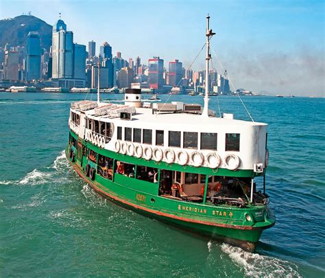 Star Ferry Icône De Hong Kong Chasse Marée