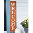 Vertical Carved Welcome Sign – Rustic Pine Designs