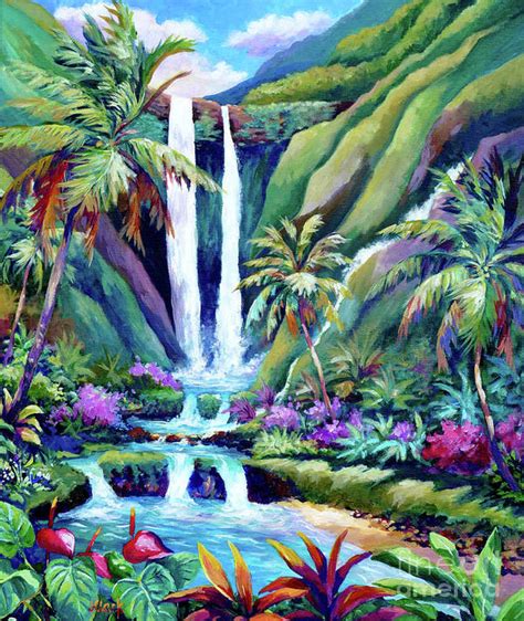 Paradise Falls Back To Nature Art Print By John Clark In 2021