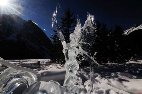 Nature Ice Winter Macro Textures Reflexions Sculptures Water