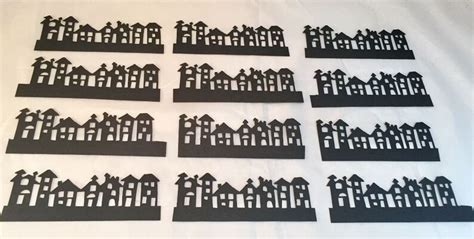 Tim Holtz Die Cuts Townscape On The Edge Sizzix 656919 Etsy